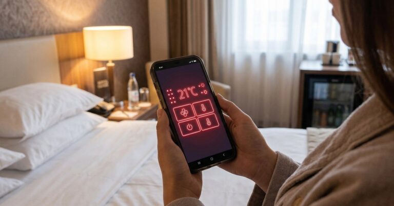 Automatyka hotelowa i sterowanie temperaturą w NFHotel